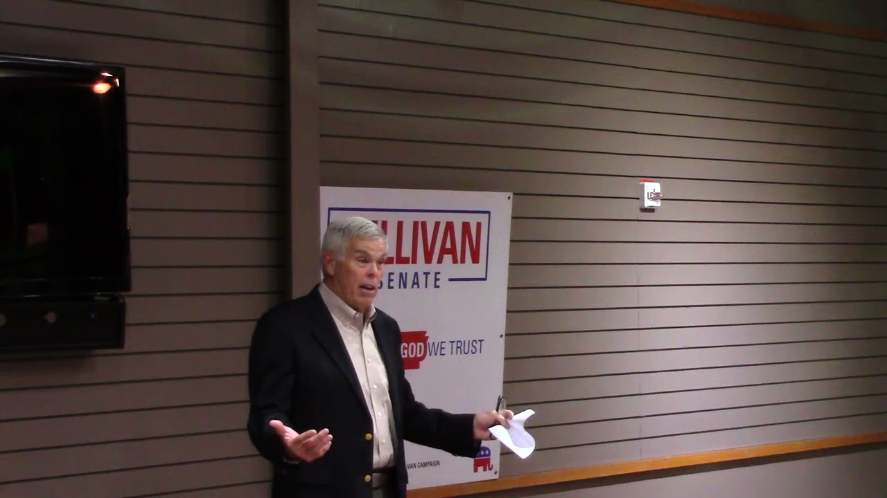 Dan Sullivan for Arkansas Senate Event Dan Sullivan Speech 2