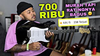 Gitar Listrik Termurah Se-Indonesia Cuma 700 Ribu! Review Gitar Elektrik Benston