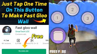 TAP ONE TIME ON BUTTON TO MAKE GLOO WALL HOW TO MAKE FAST GLOO WALL FREE FIRE screenshot 2