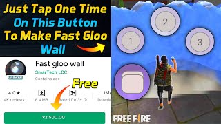 TAP ONE TIME ON BUTTON TO MAKE GLOO WALL HOW TO MAKE FAST GLOO WALL FREE FIRE screenshot 3