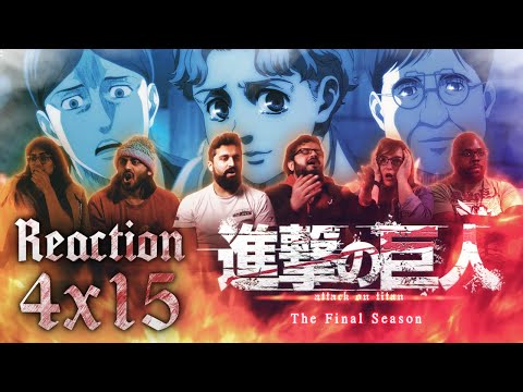 Attack on Titan SUB - 4x15 Sole Salvation - Group Reaction