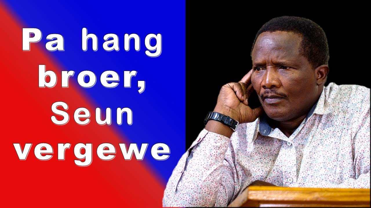 Pa hang broer, Seun vergewe