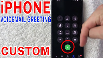 ✅  How To Set Up Custom Voicemail Greeting On iPhone 🔴