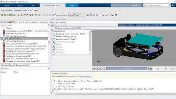 Solidwork to MATLAB 2020 Simulink Simscape