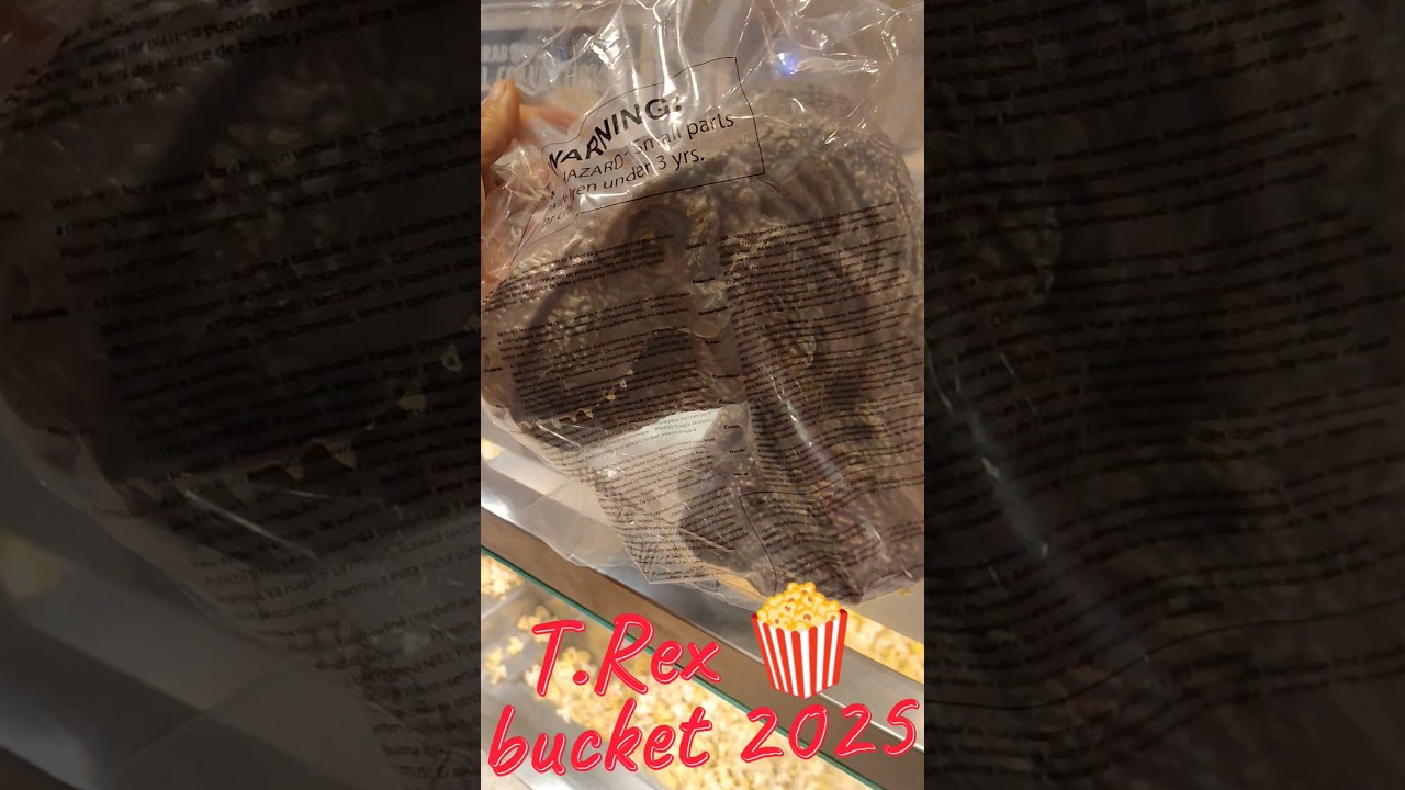 Jurassic World rebirth popcorn bucket 