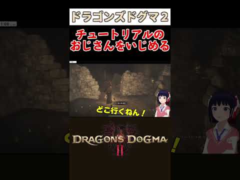 チュートリアルおじさんに復讐した結果・・・【ドラゴンズドグマ２ Dragon's Dogma 2 初見プレイ】#shorts  #ゲーム実況