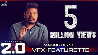 Making of 2.0 VFX Featurette | Rajinikanth, Akshay Kumar | Shankar | A.R. Rahman | Lyca Productions