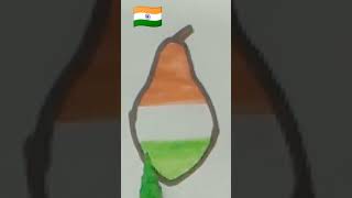 Indian flag 🇮🇳 #Shorts #tranding #Republic day #drawing #art #youtube shorts #viral