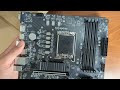 Unboxing MSI PRO B760M-P motherboard