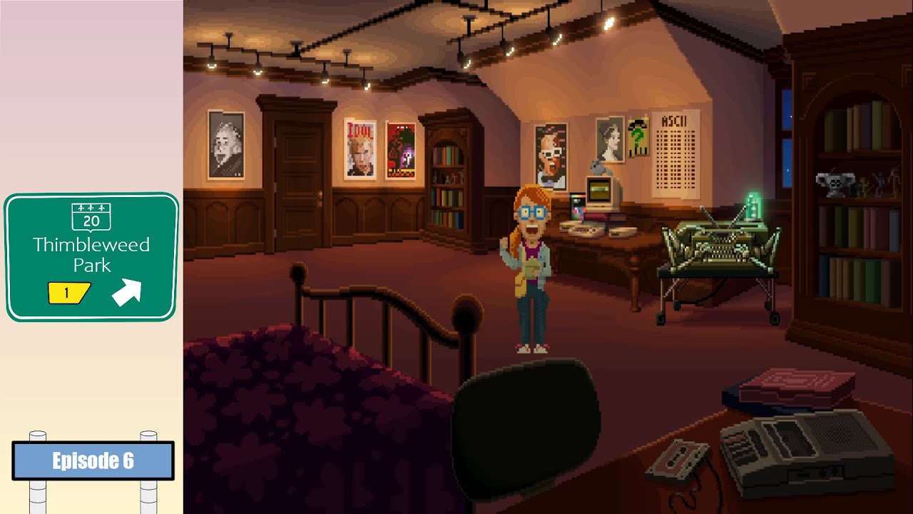 thimbleweed park [casual] [6/17] delores get your job. YouTube