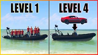 How much weight does it take to sink a Boat in GTA 5?
