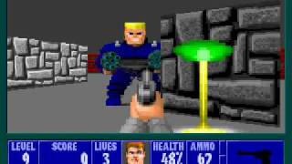 Wolfenstein 3D E1M9 - Hans Grosse - Pistol Only