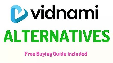Best Paid, Free Vidnami Alternatives Video Maker