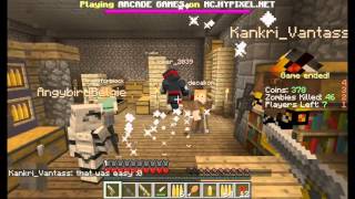 Minecraft PC: Hypixel Mini Game {Blocking Dead}