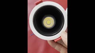 Dimmable Cob Led Downlights Available In Various Wattages For Anti-Glare Spotlight Effects