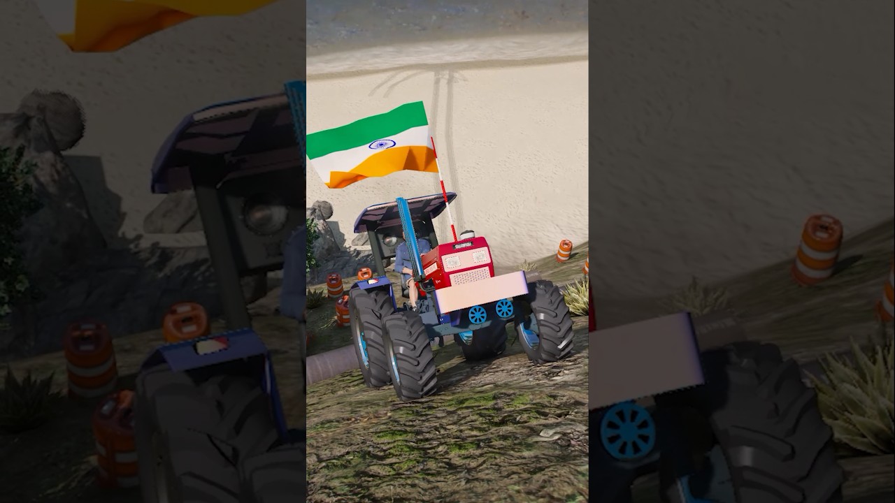 India vs Pakistan vs China Tractor Hill Climb Challenge 🔥 