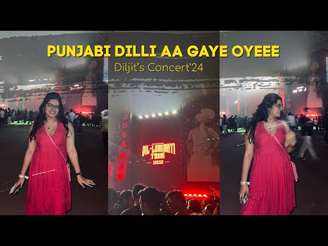 I FINALLY ATTENDED DILJIT'S CONCERT | DIL-LUMINATI DELHI 2024 | ANVI VIJH