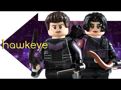 Custom LEGO Hawkeye: Clint Barton & Kate Bishop Minifigures