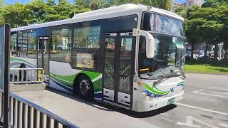 指南客運 紅26路線 往漁人碼頭 EAL-1735 零排放電動公車 捷運淡水站 攝
