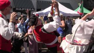 Roman Holiday Ensemble Street Procession at the 2016 San Diego Little Italy FESTA!