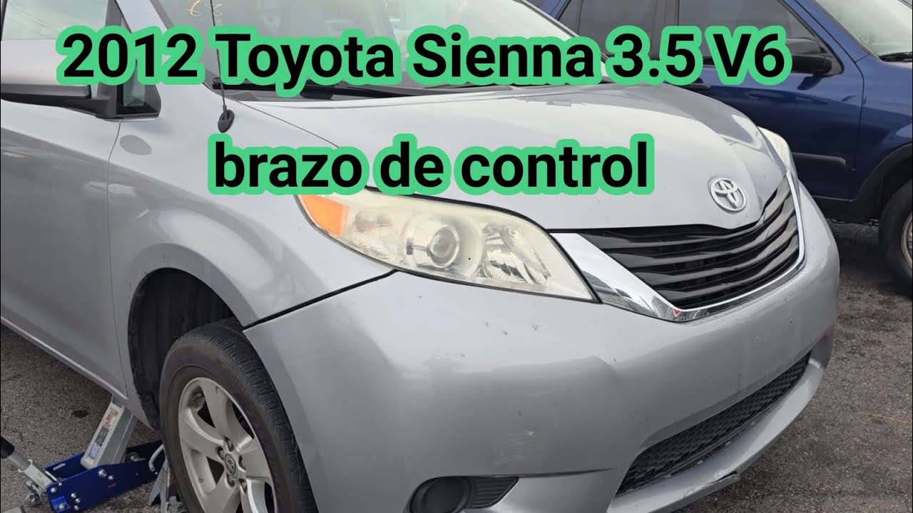 2010-2015 Toyota Sienna 3.5  como cambiar brazos de control ( how to replace control arms )