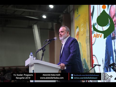 Nevşehir 2019 Abdullah Baba (ks) Hz.lerinin 15. Vuslat Töreninden Nuri KÖROĞLU Hocamızın Konuşması