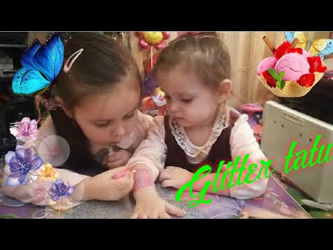 Набор ТАТУ для девочек/Glitter TATU/Body Art//Обзоры