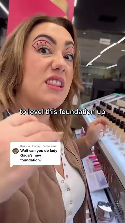 GUESS WHERE IT'S MADE ALEXIS! Lady Gaga's Haus Labs foundation #makeup #beautytok #ladygaga