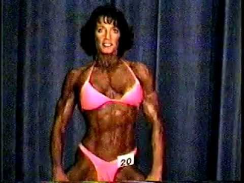 Mature Muscle Woman Flexing Sexy Belly Dance