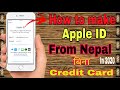 How to create Apple ID in nepal 2020 / how to make apple id in nepal 2020 / apple id kasari banaune