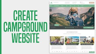How To Make A Campground Website With Booking System | Simple And Easy (2022) screenshot 2