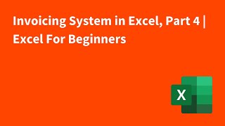 Invoicing System in Excel, Part 4 Invoice Formula