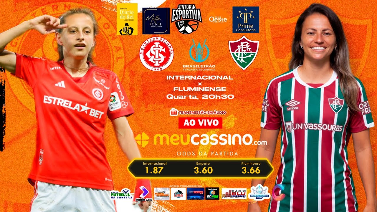 INTERNACIONAL x FLUMINENSE - BRASILEIRÃO FEMININO 2024 - AO VIVO - YouTube