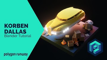 Korben Dallas - Blender 2.8 Low Poly 3D Modeling Tutorial