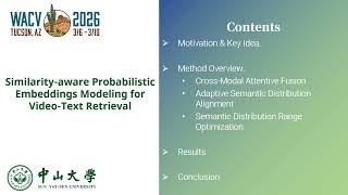 Similarity-aware Probabilistic Embeddings Modeling for Video-Text Retrieval | WACV 2026