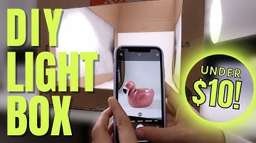 EASY DIY LIGHT BOX Tutorial for Product Photography! (LESS THAN $10)