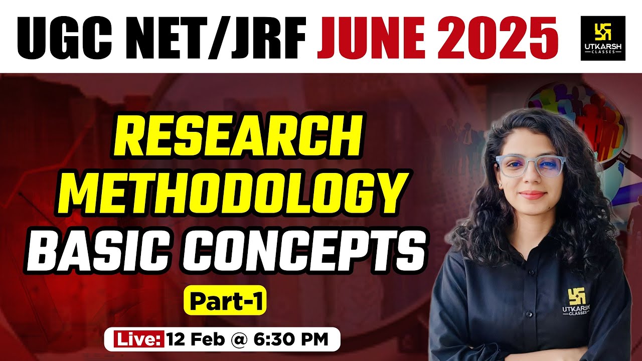 Research Methodology | Basic Concepts | Part 1 | By Yashvati Ma'am ...