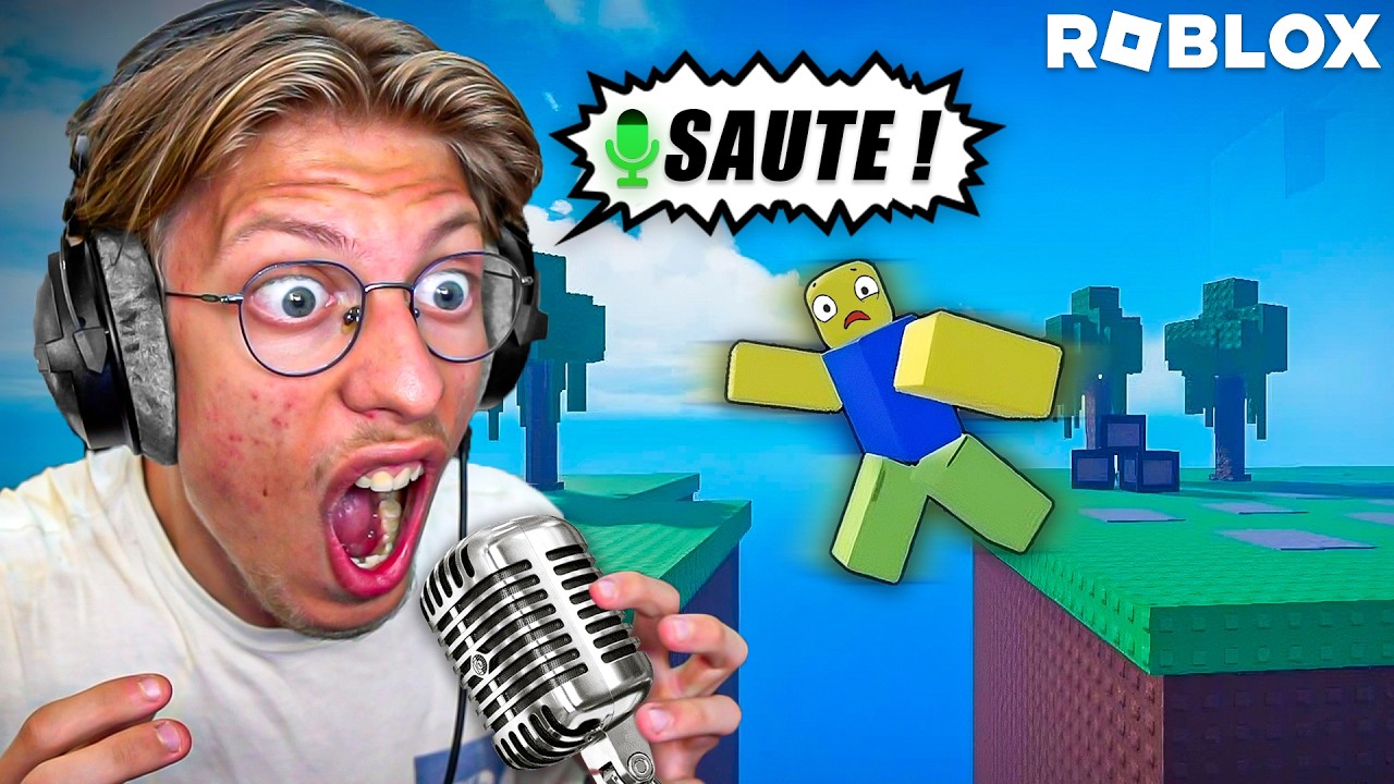 Roblox mais pour SAUTER il faut CRIER... (c'est tout juste hilarant)