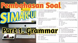 #simakui #bahasainggris #universitasindonesia*mohon maaf beberapa
butir pembahasan terdapat kesalahan. cek komen ya ^_^vizin berbagi
teman-teman, simak sambi...