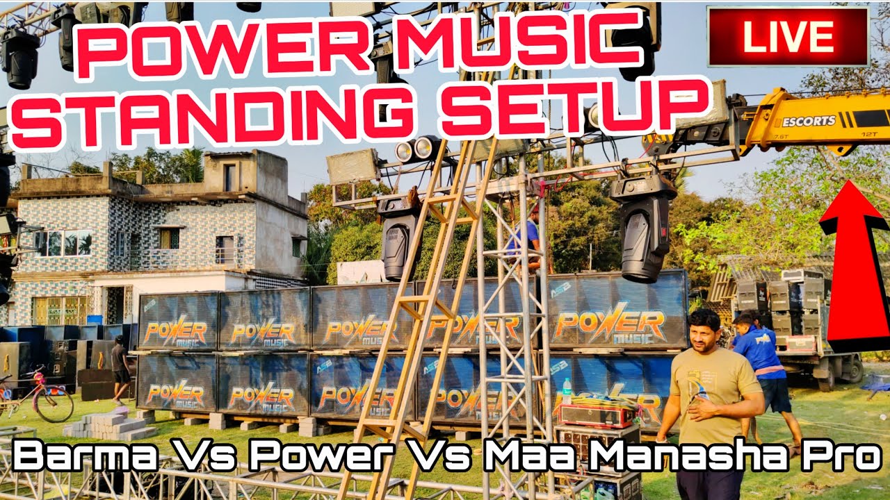 Power Music Biggest Standing Setup 💪