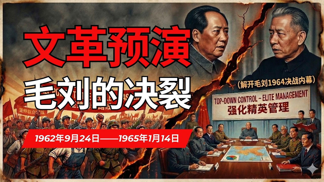 文革前夜：从阶级斗争到四清运动，毛泽东和刘少奇的根本分歧和决裂