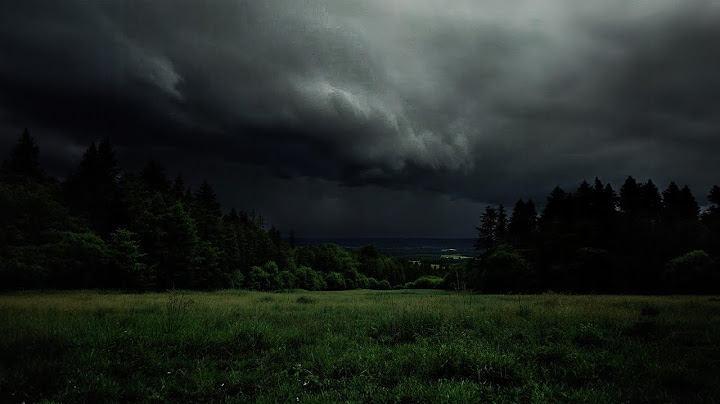 Massive Summer Thunderstorm Incoming | Rolling over Mountains | Calm Before the Storm | 3 HOURS