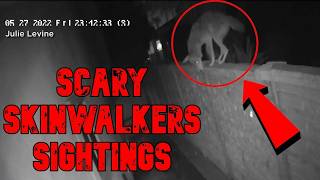 5 Scary SKINWALKER SIGHTING videos that PROVE SKINWALKERS Exist #scary #creepy #skinwalker