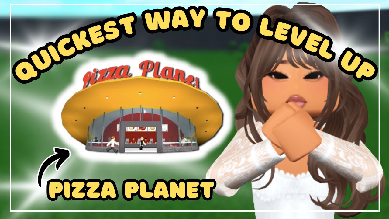 FASTEST WAY TO LEVEL UP IN PIZZA PLANET ON BLOXBURG (2024) - YouTube
