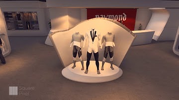 Explainer Video in 3D for Raymond Shop by Square Pixel