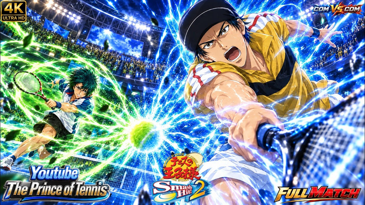 Prince of Tennis: Smash Hit! 2 【4K】 Echizen Ryoma vs Sanada