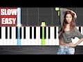 Christina Perri - A Thousand Years - SLOW EASY Piano Tutorial by PlutaX