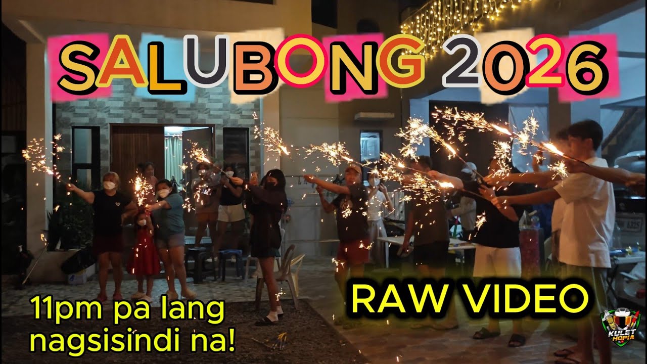 New year's eve in the Philippines 2026 RAW VIDEO