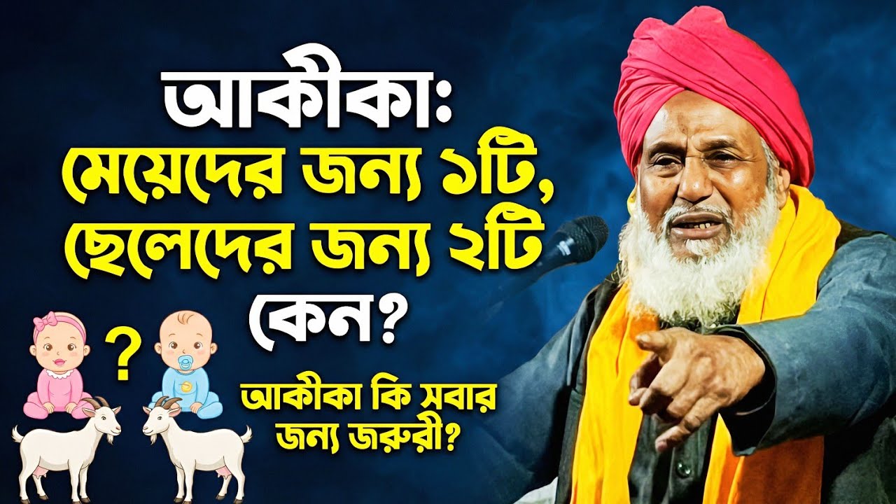 ছেলেদের জন্য ২ টা আকীকা কেন┇আকীকা দেওয়ার নিয়ম┇islamic bayan┇naimuddin rezvi 