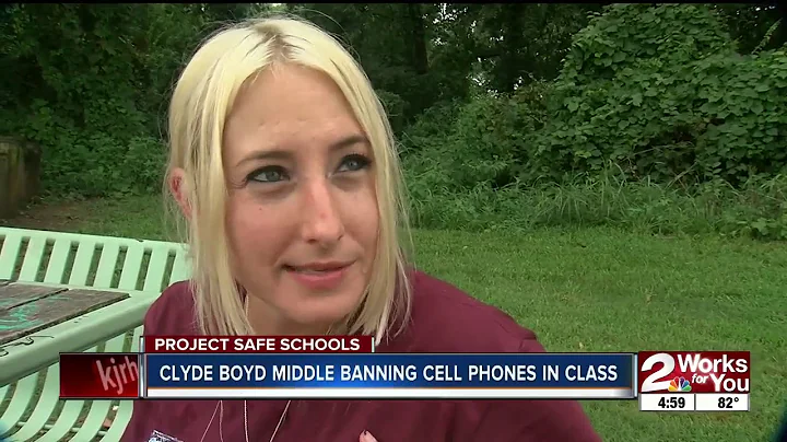 Clyde Boyd Middle School bans cell phones during s...